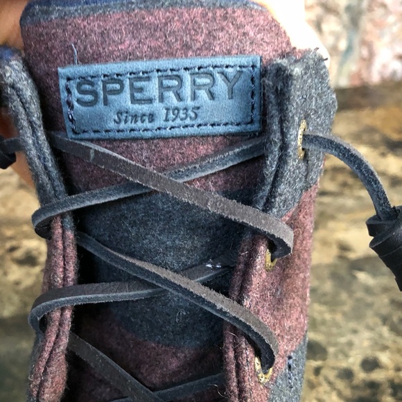 Sperry Women's Saltwater Varsity Stripe Booties - Picture 9 of 10